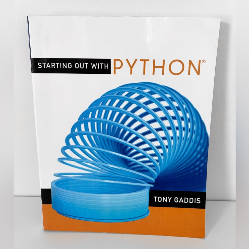 Starting Out With Python, Author Tony Gaddis